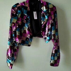 BooHoo Sequin Jacket